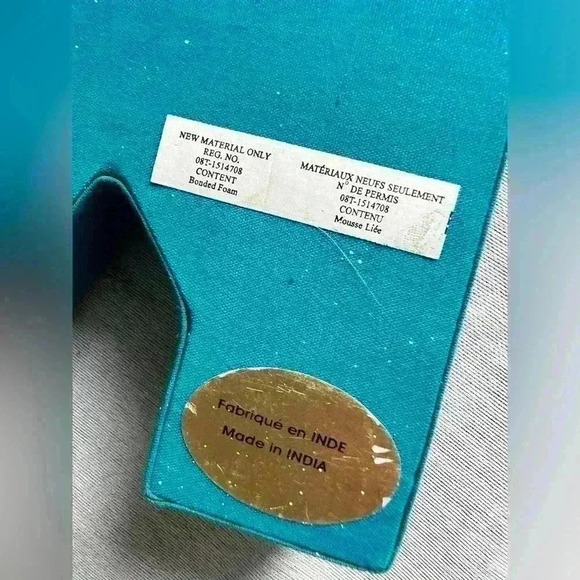 Decorative Letter K Boho Bohemian Blue Textured Home Decor Kids Children - Picture 8 of 8